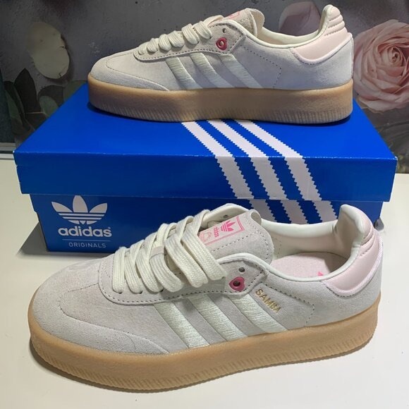 adidas Shoes - Adidas Women's Sneakers - Cream and Tan🌾🌾